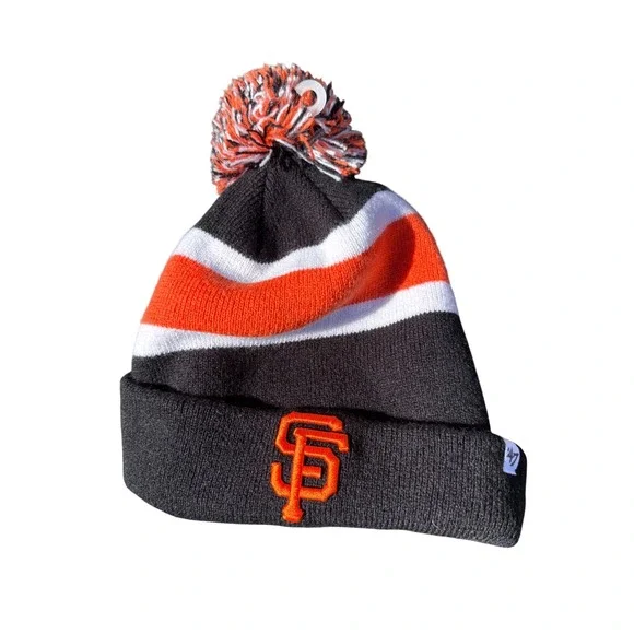 SF Giants MLB Lincecum All Star Jersey World Series hat Beanie NEW - Picture 4 of 15